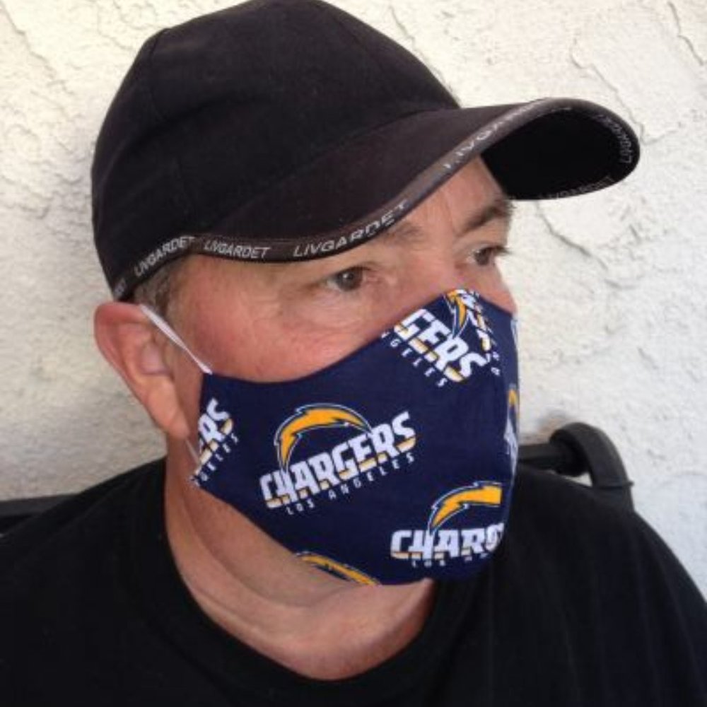 NFL-LOS ANGELES CHARGERS-FACE MASK/FACE COVER